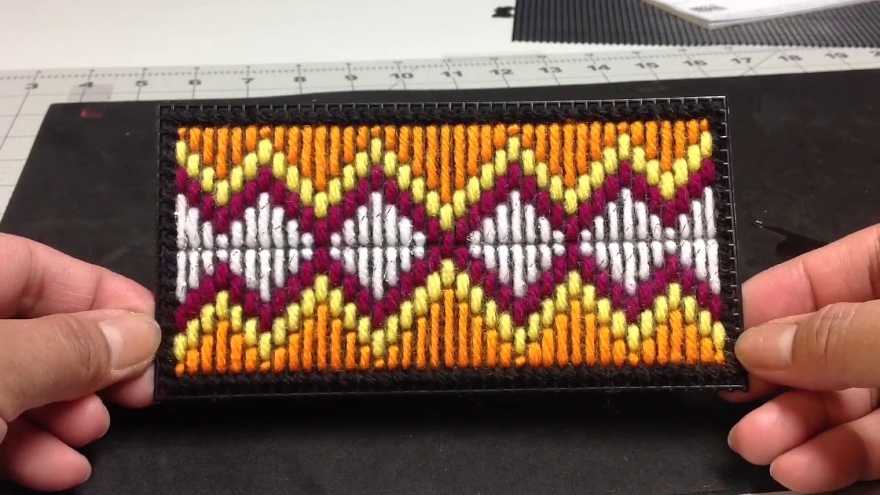 Plastic Canvas: checkbook holder part 2