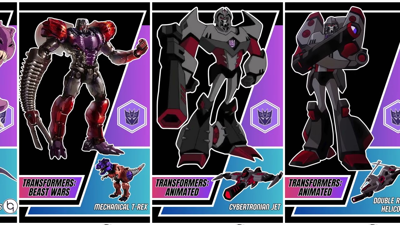 All Megatron Variants and His Alt Mode from Every Transformers Era #transformers #megatron