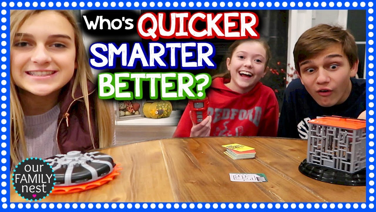 WHO'S QUICKER SMARTER BETTER?