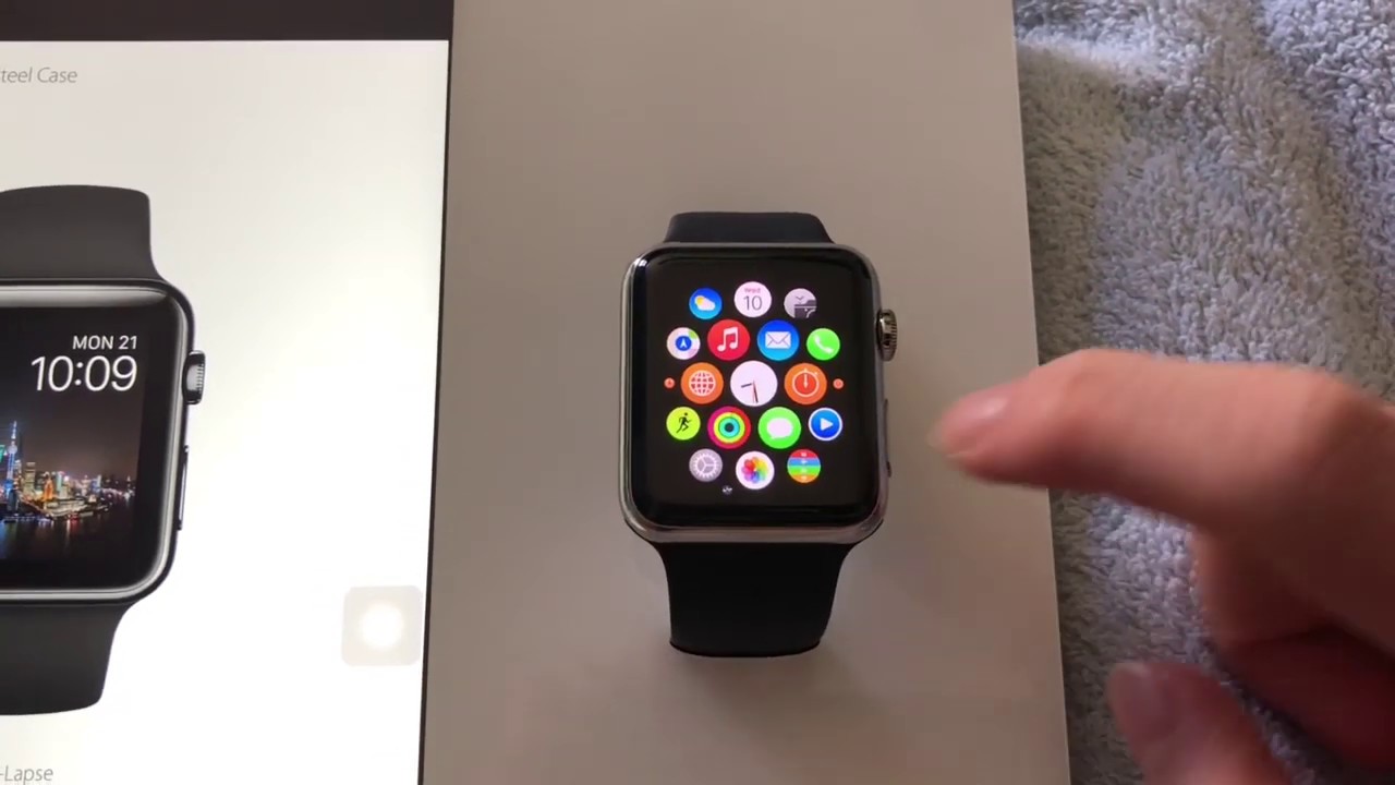 Apple Watch Demo (2015) F5 iPad Demo Unit Kiosk - Demonstration (No Commentary)