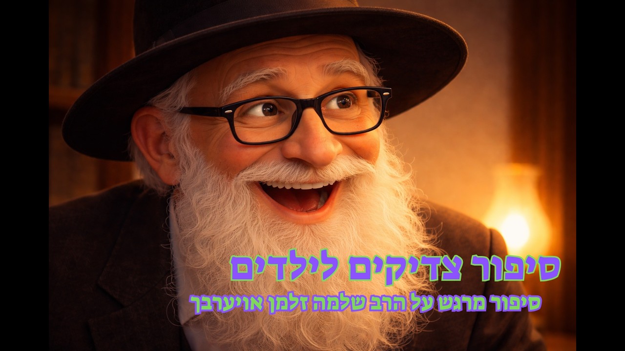 סיפור מרגש על הרב שלמה זלמן אויערבך | סיפור צדיקים לילדים#סיפורילדים #אנימציה #יהדות #memes #disney
