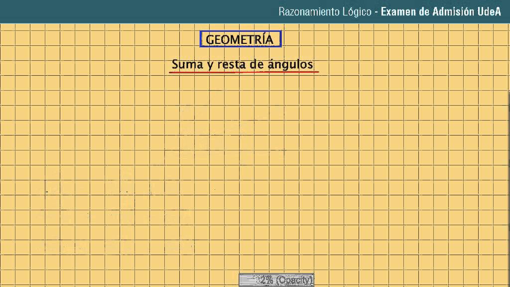 Suma y resta de ángulos. Ángulos complementarios y suplementarios.