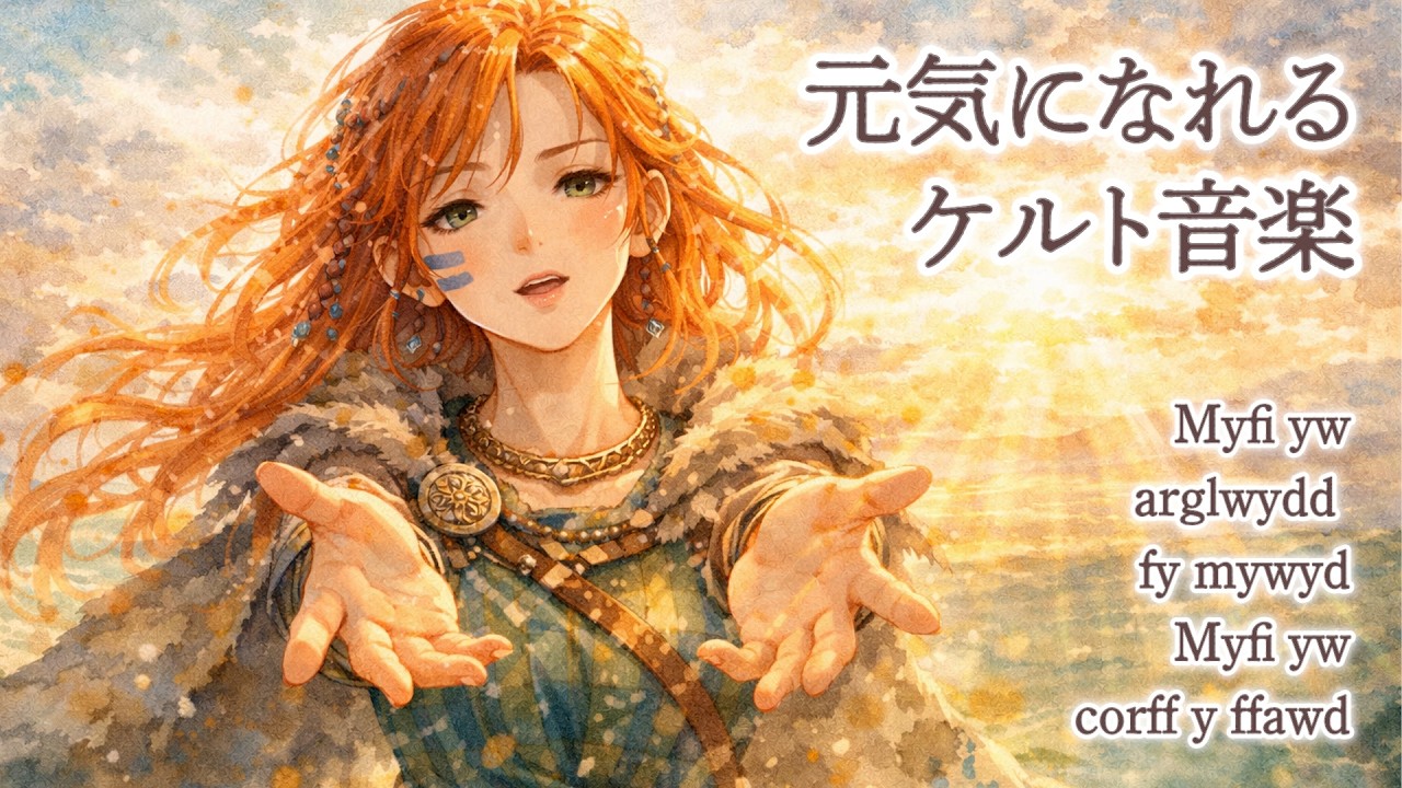 ドン底の気分からでも立ち直れる！【 #ケルト音楽 / #Celtic Music 】 ※ポジティブワードテンコ盛りっ!!　#SunoAI #AI楽曲