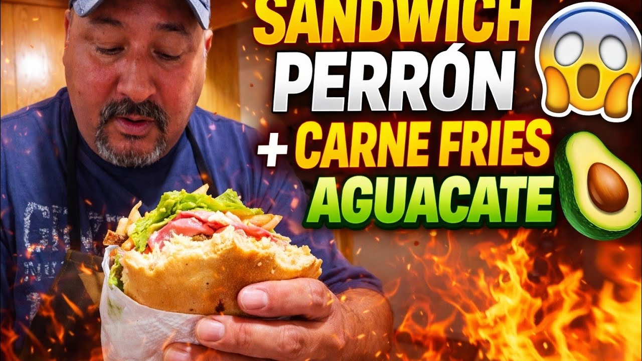 🔥 El SÁNDWICH más PERRÓN que he hecho 🤯🥑 Carne Fries + Aguacate al Full | Nivel Perrotote