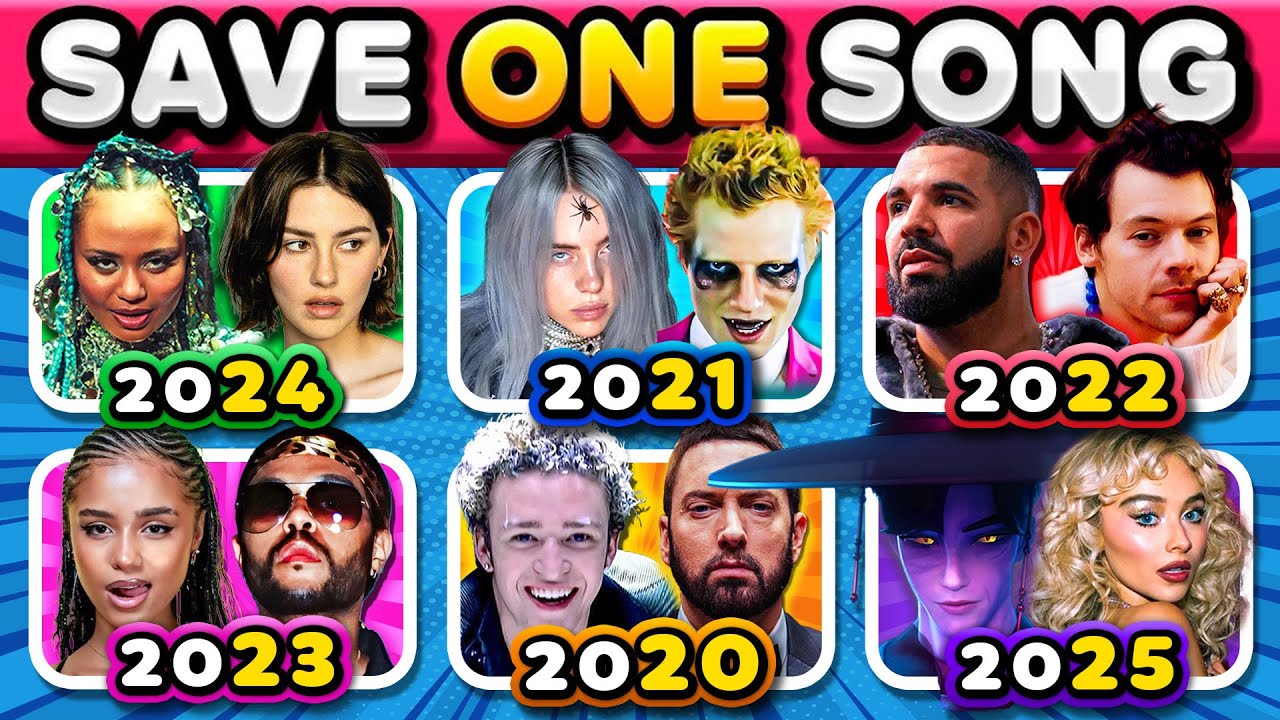 SAVE ONE SONG PER YEAR 🎵 2000 - 2025🤩 Most Popular Songs | Music Quiz
