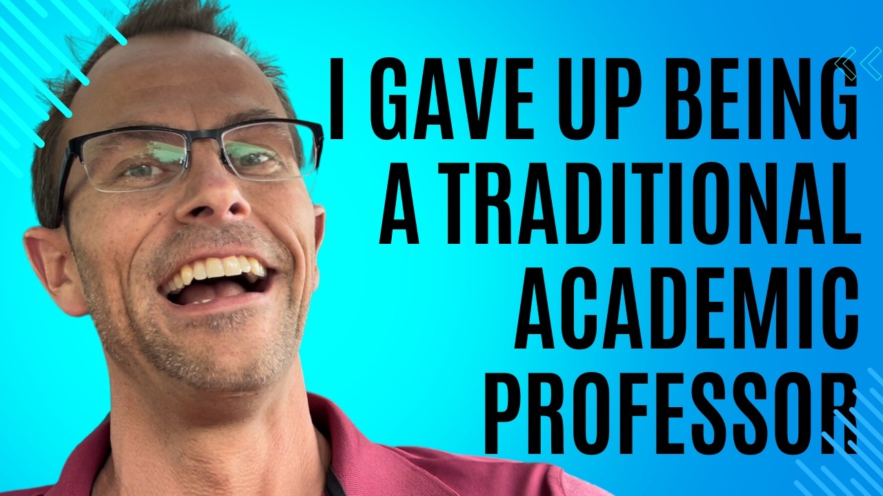 Why I Walked Away from Being A Traditional Professor