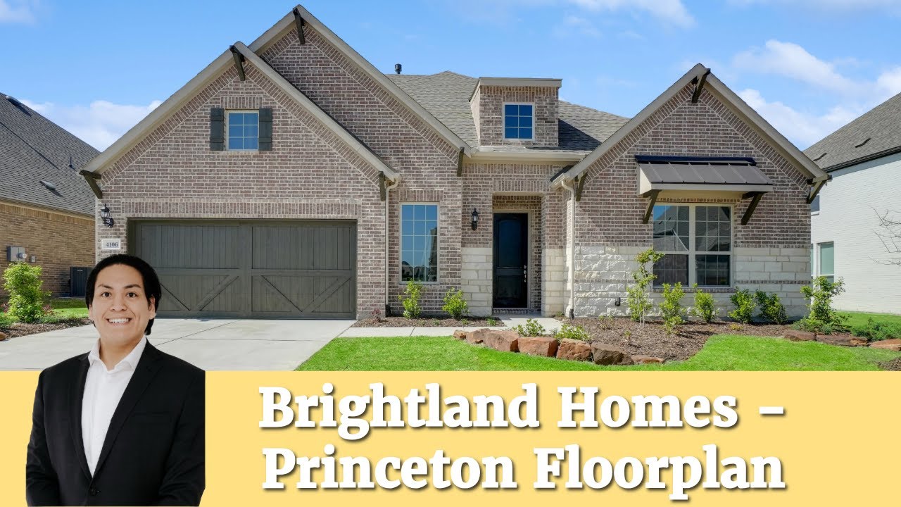 New Build Home Tour  - Brightland Homes Prineton Model Home in Brookewater Community Rosenberg Texas