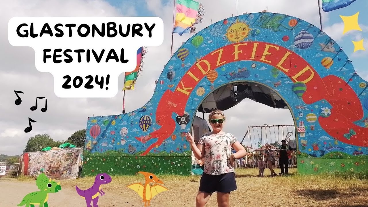 ROARR! Eaten by a Dino at Glastonbury Festival Kidzfield 2024!