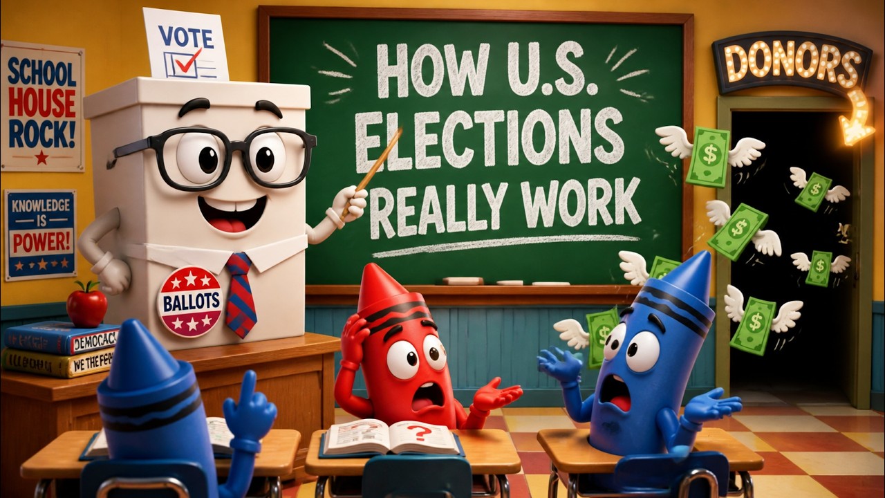 How U.S. Elections REALLY Work 🗳️ | Schoolhouse Rock Parody Song