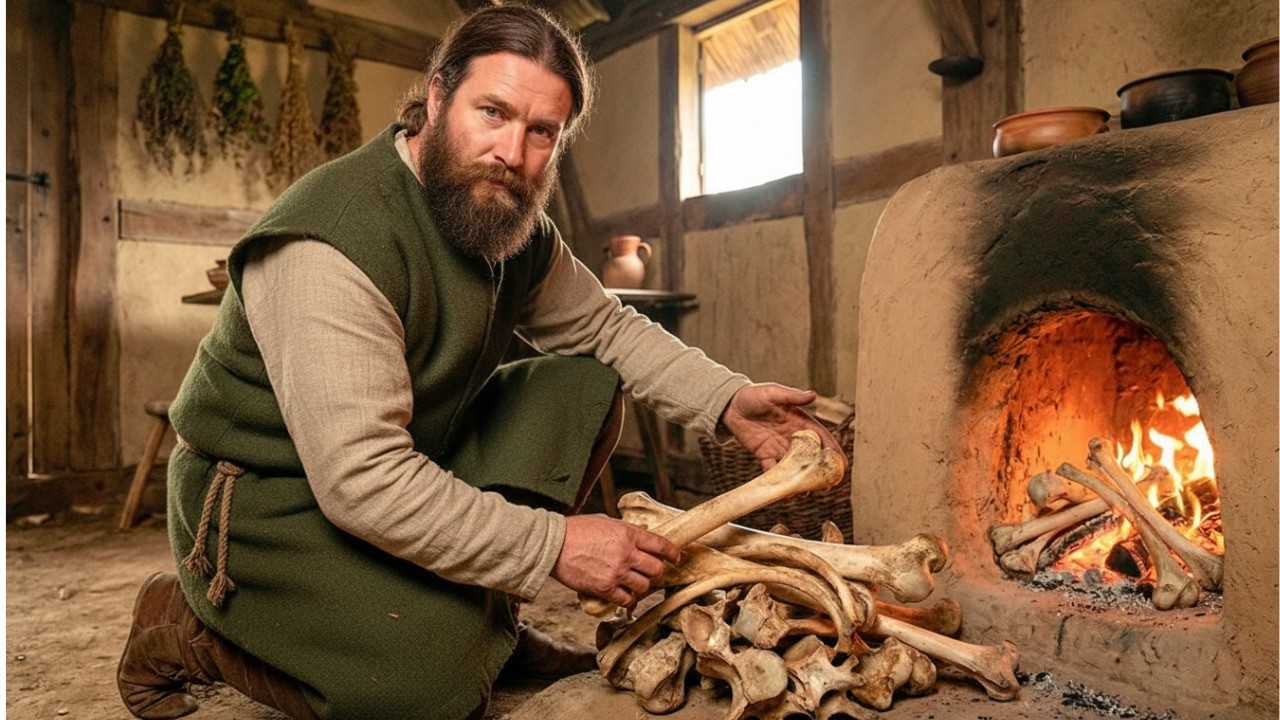 Warum Bauern im Mittelalter bei -34°C KNOCHEN verbrannten (statt Holz)