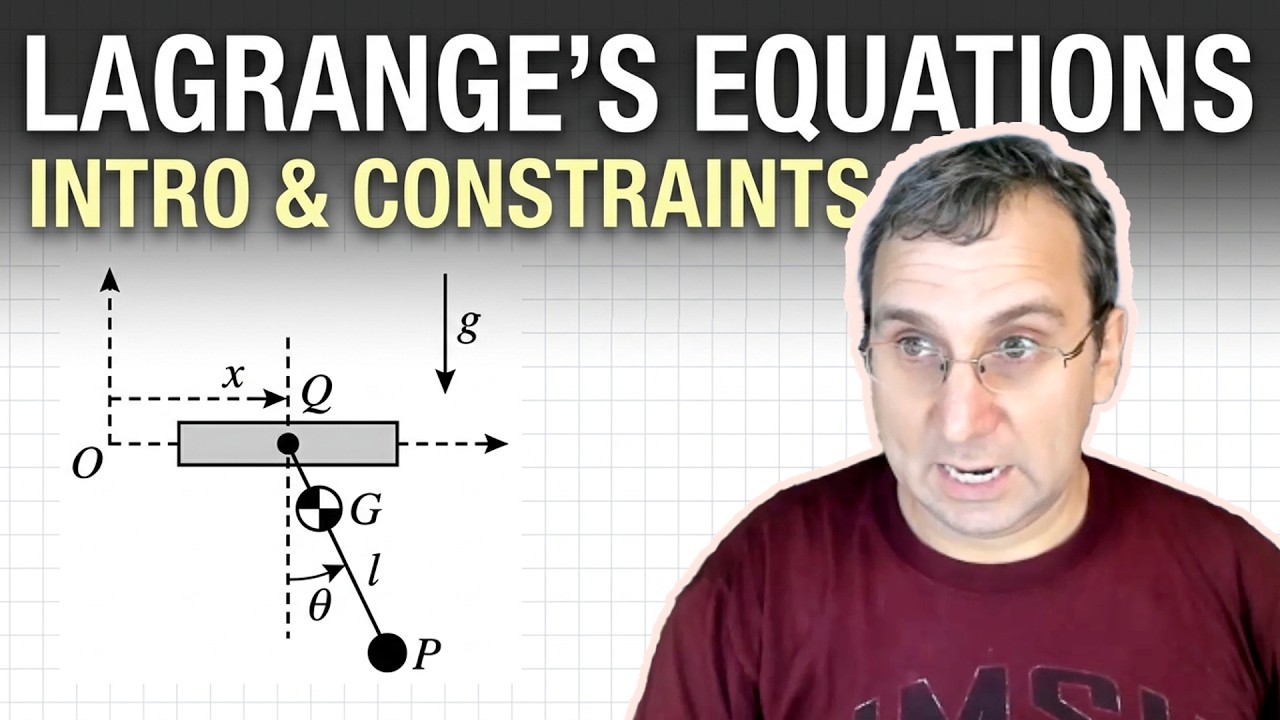 Lagrange's Equations Intro, Generalized Coordinates, Constraints, Degrees of Freedom, Lecture 17