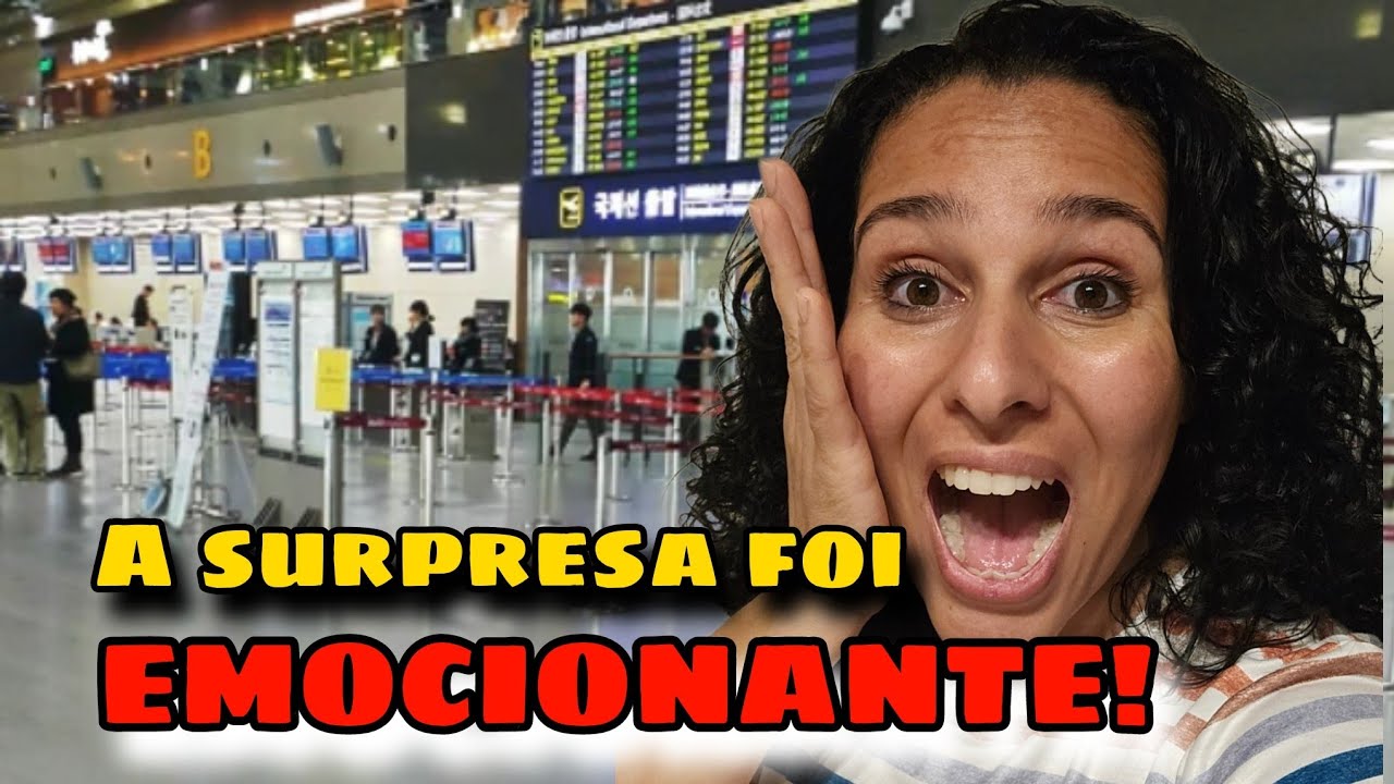 Meu coração quase parou no aeroporto! Depois de 5 anos uma grande SURPRESA!