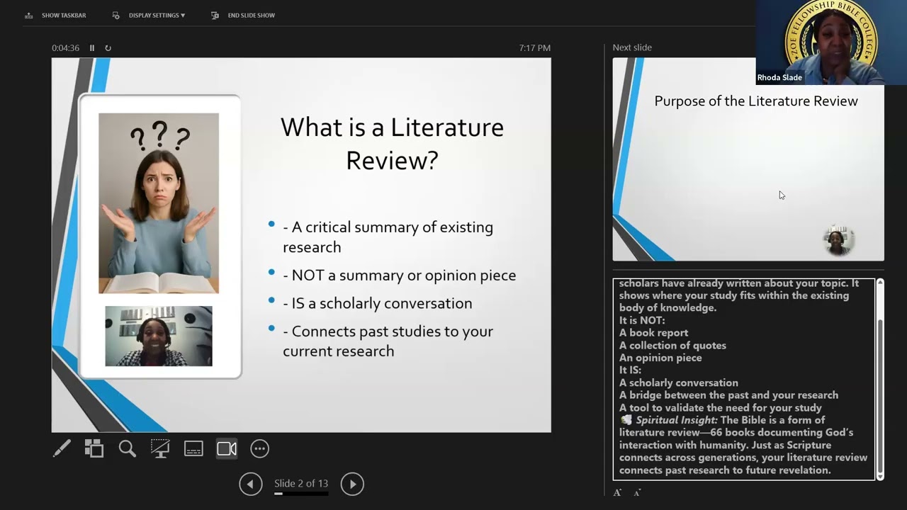ZFBC Thesis & Dissertation Writing Course Class Two 021026