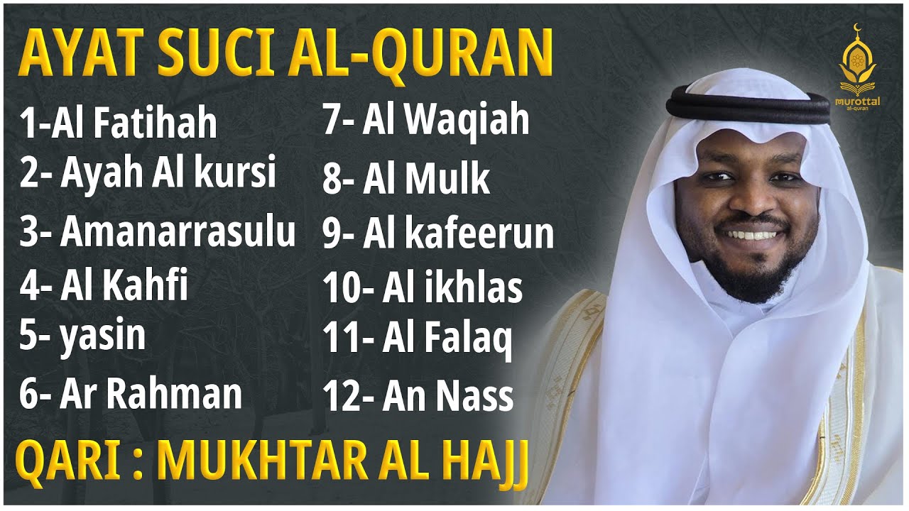 Alquran Dengan Suara Yang Sangat Indah | Alfatiha, Alkahfi,Yasin,Alwaqia, Arrahman,Almulk Almoeathat