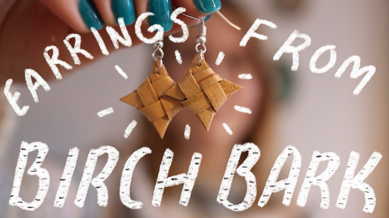 Finnish Tuohicrafts Tutorial: Star Earrings