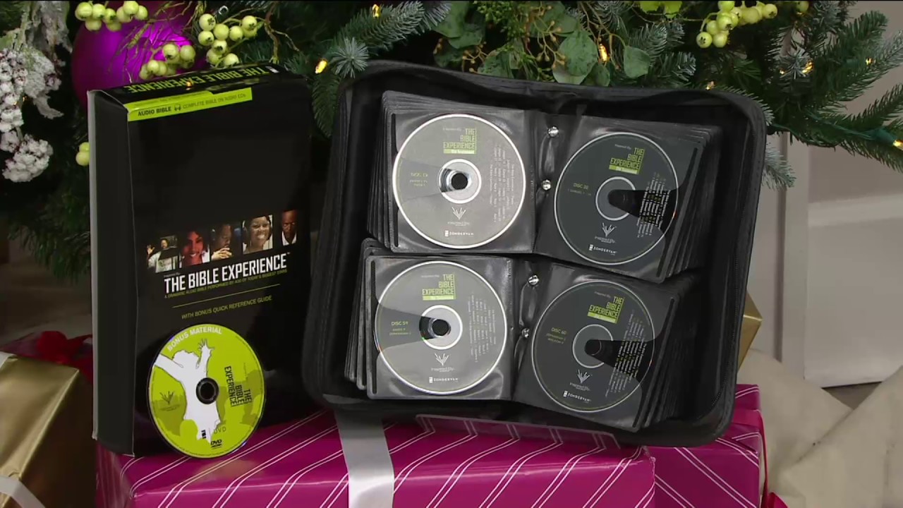 The Bible Experience Complete Bible on CD & DVD on QVC