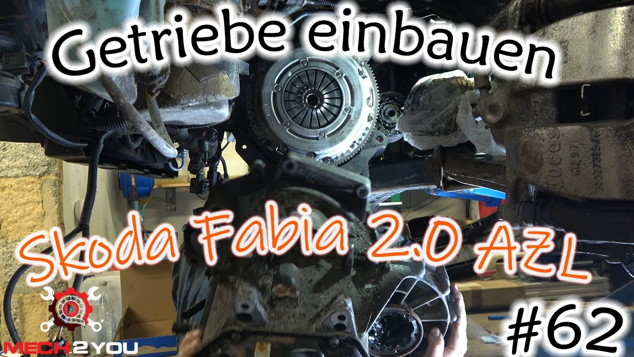 🛠️#62 Getriebe einbauen beim Skoda Fabia 2.0 Teil 3 | Getriebe&ouml;l wechseln | Antriebswellen montieren