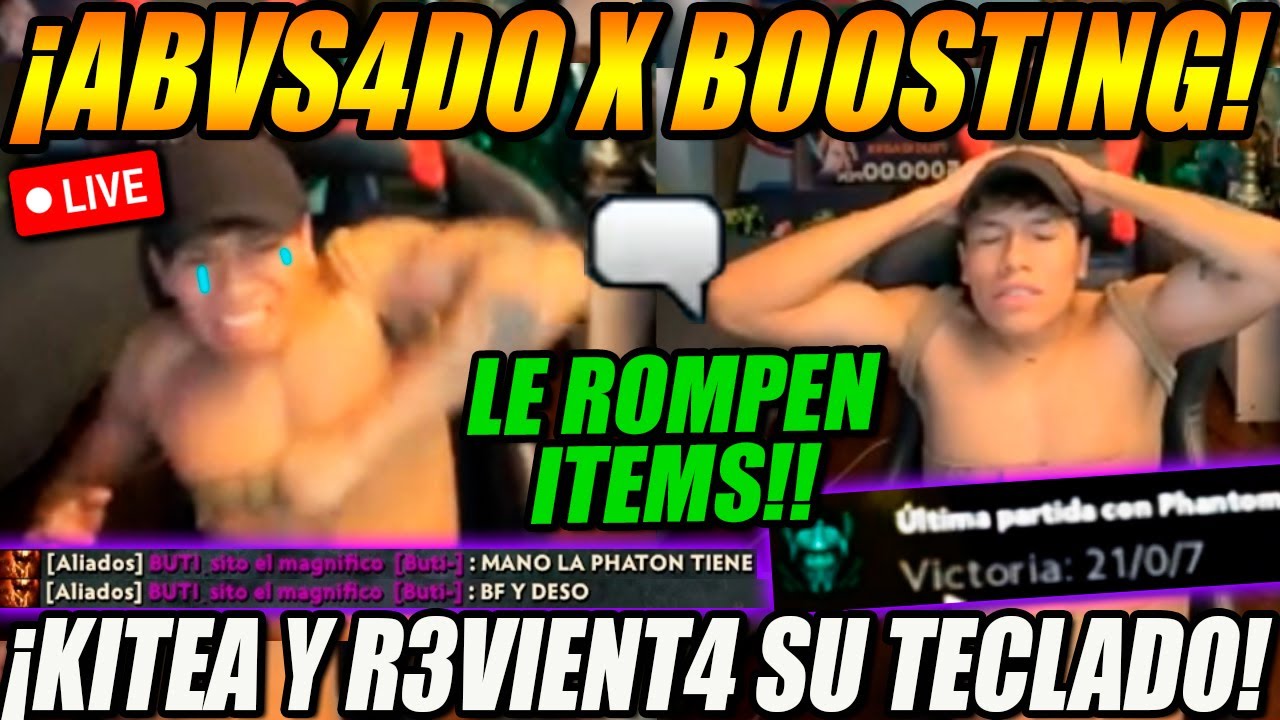 21-0😱!! BUTI kitea y r3v1ent4 teclado x BOOSTING| le ROMP3N items y pierde los papeles🤣