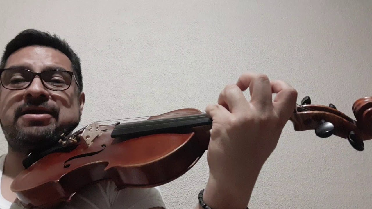 Cómo tocar con violín Me sacaron del Tenampa.