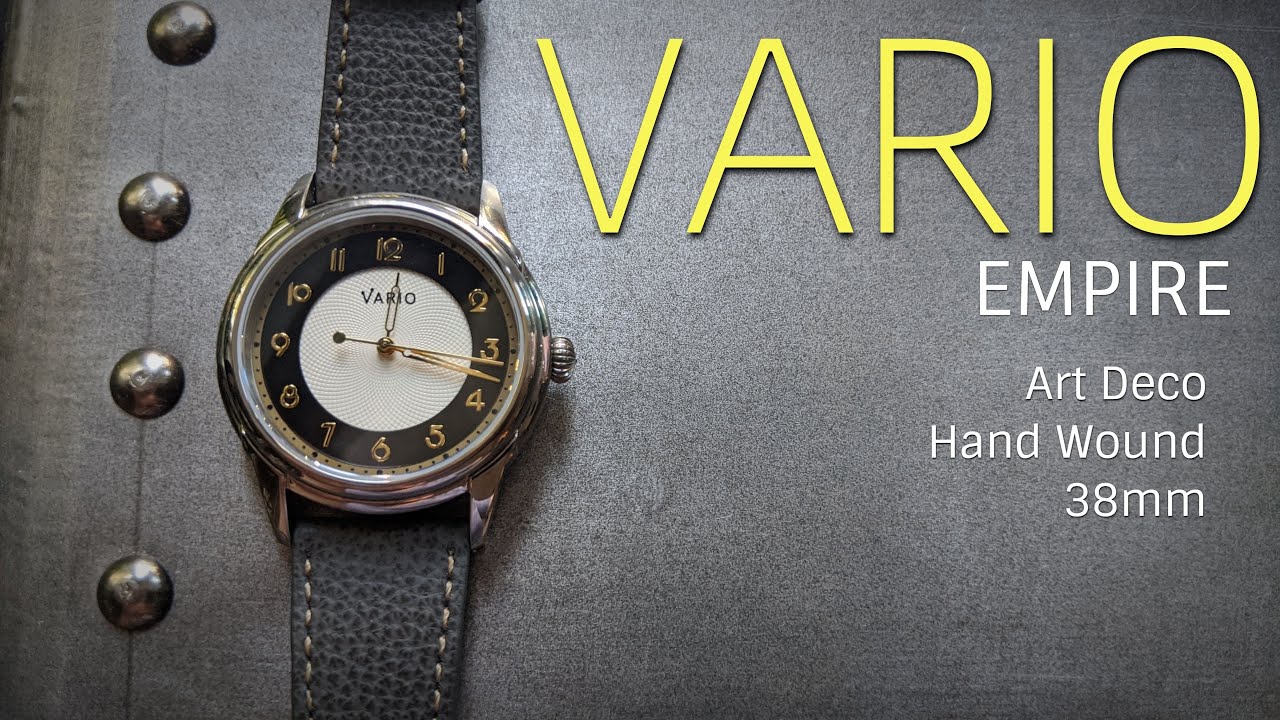 Vario Empire - Miyota 6T33 Hand-Wound Movement - Mechanical Dress Watch - Affordable Automatic Watch