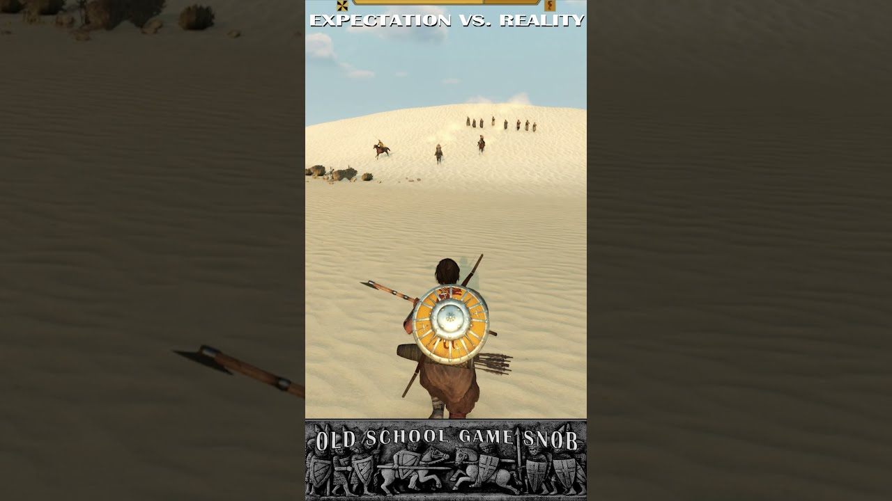 EXPECTATION VS. REALITY Bannerlord 2 Mount and Blade #shorts