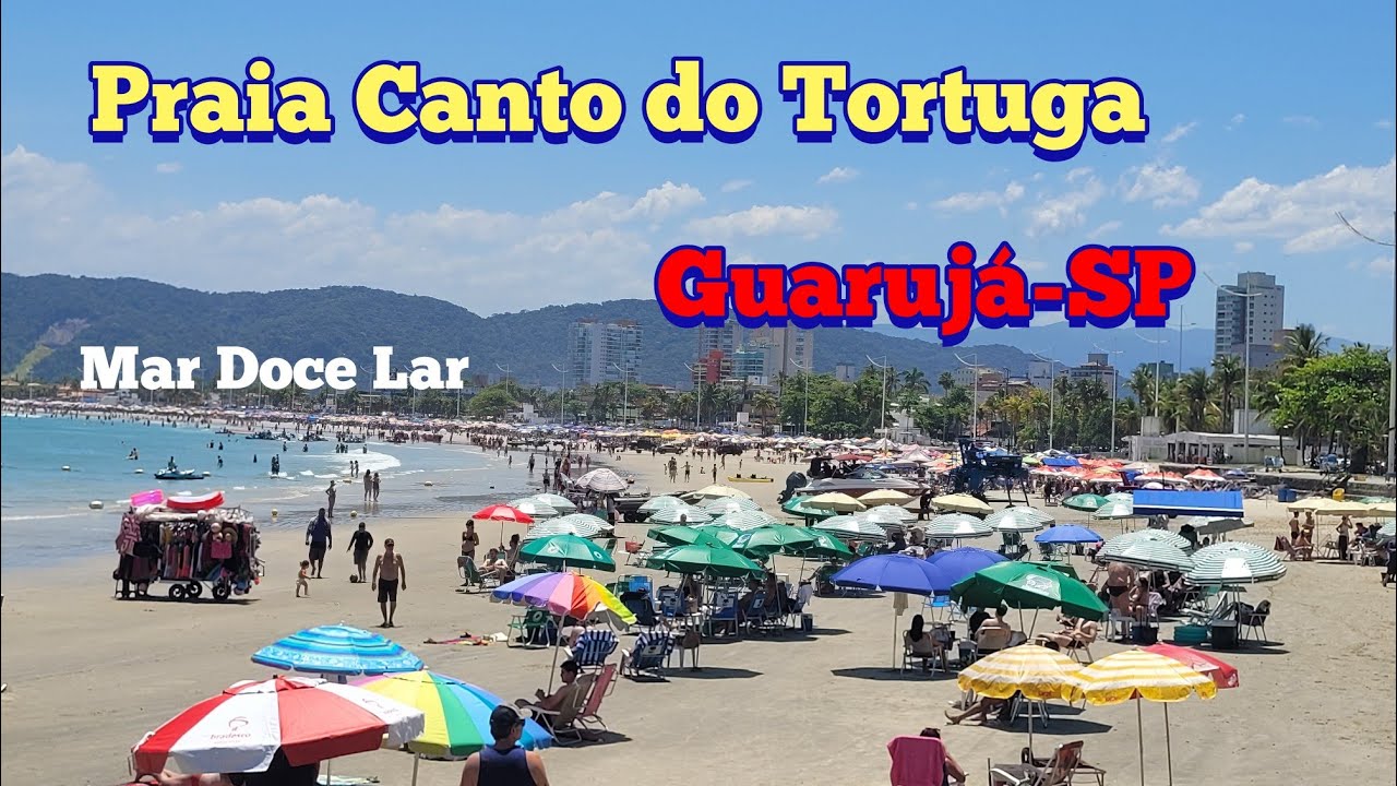 Guaruj&aacute; - S&aacute;bado com muito calor e sol #viral #beach