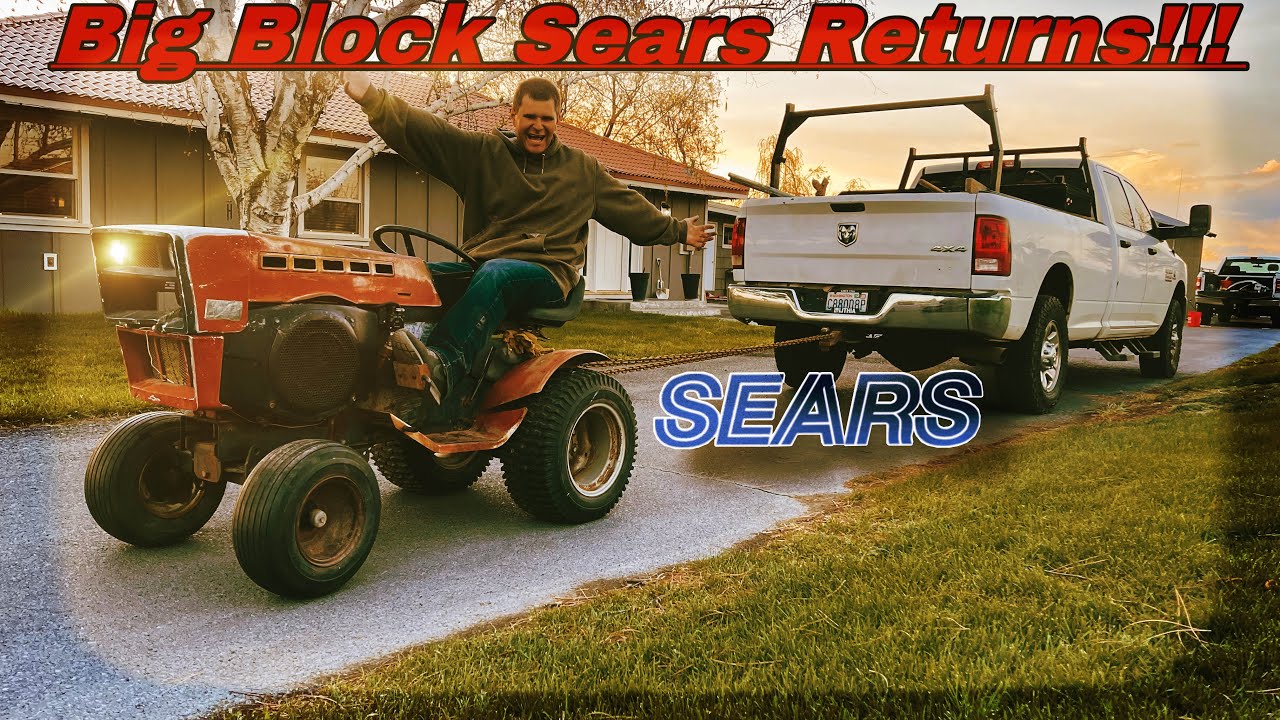 Finally Getting The Sears GT 19.9 Running After Sitting For 2 Years!!