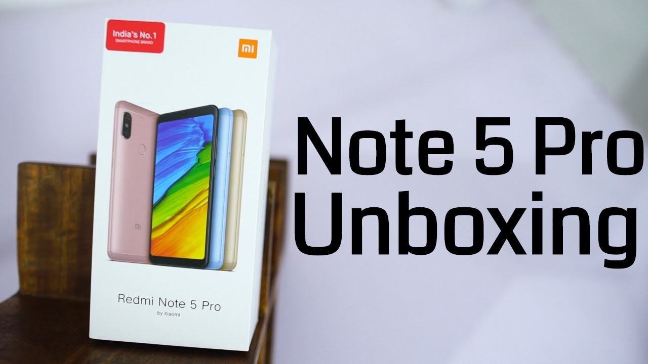 Redmi Note 5 Pro Unboxing, Hands on Review