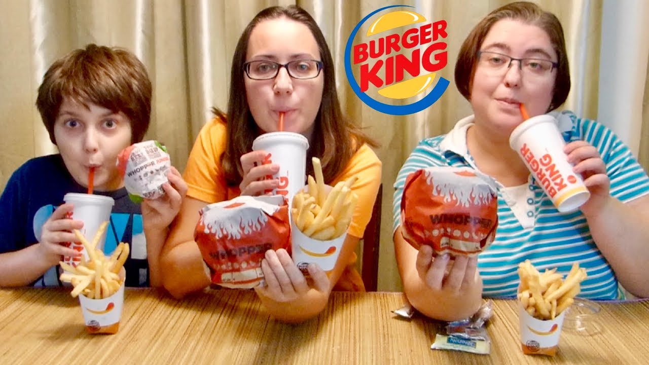 Burger King Family Whopper Deal | Gay Family Mukbang (먹방) - Eating Show