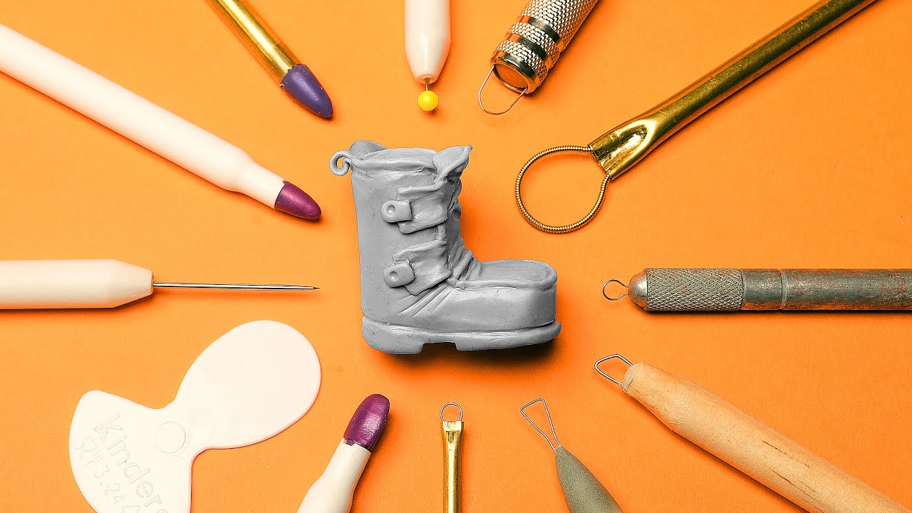 DIY Sculpting Tools | How to make LOOPS, RIBBONS, RAKES, SILICONE TOOLS and more! SCAPULAS.