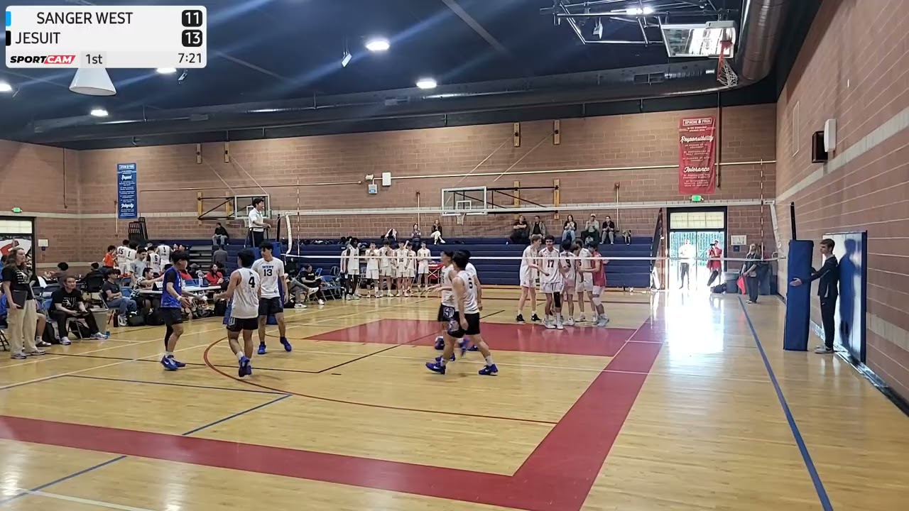 2/27/26 Sanger Slam Tournament Varsity Sanger West vs. Jesuit #19Marshall #5marshall #setter 