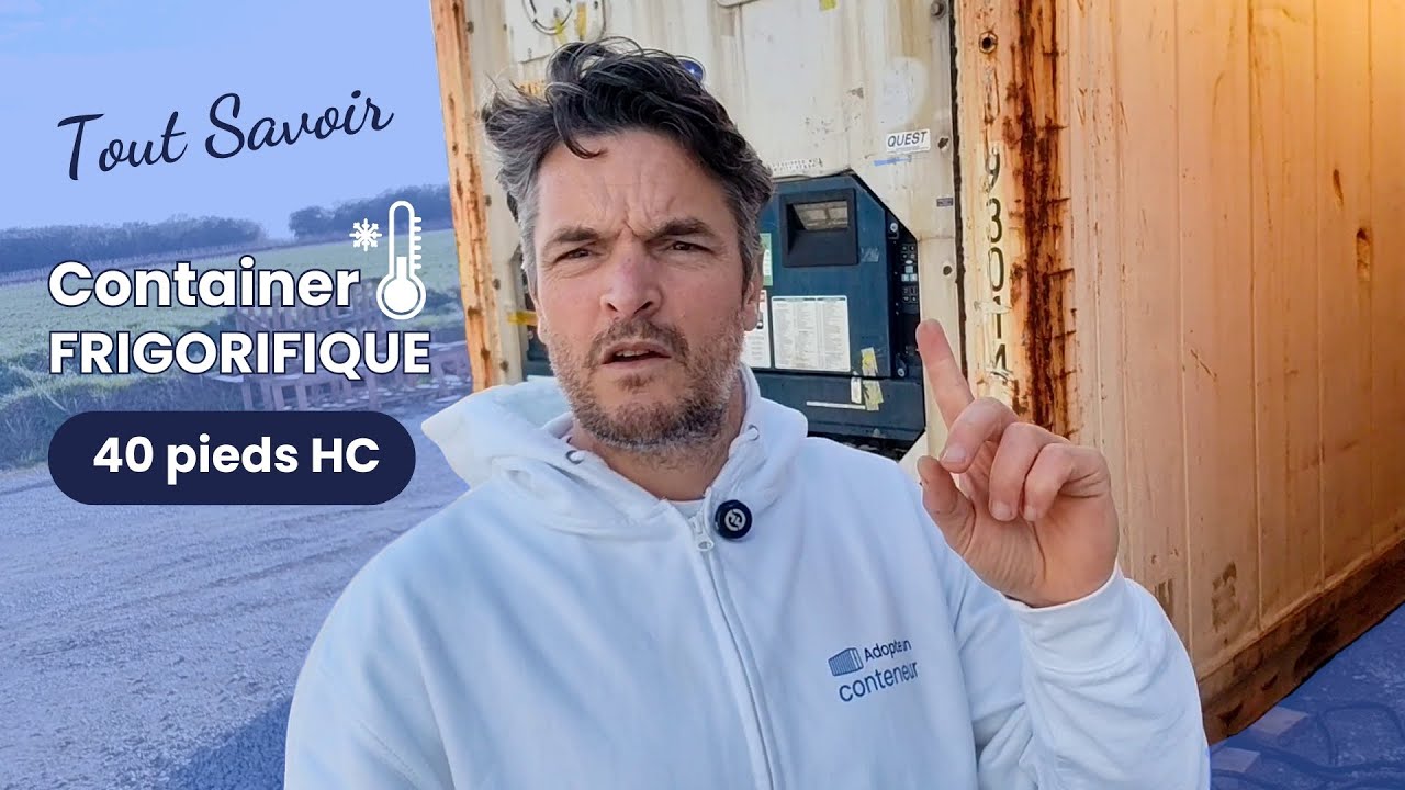 ❄️ Tour complet d'un container frigorifique d'occasion 40 pieds High Cube