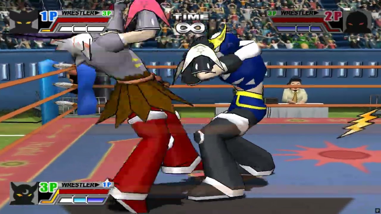 Ultimate Muscle: Legends Vs. New Generation's. (Part 8) {3-Players} [4K/60].