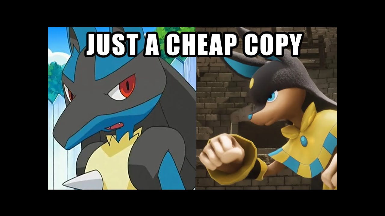 Monsters and Real Animals Confront Lucario