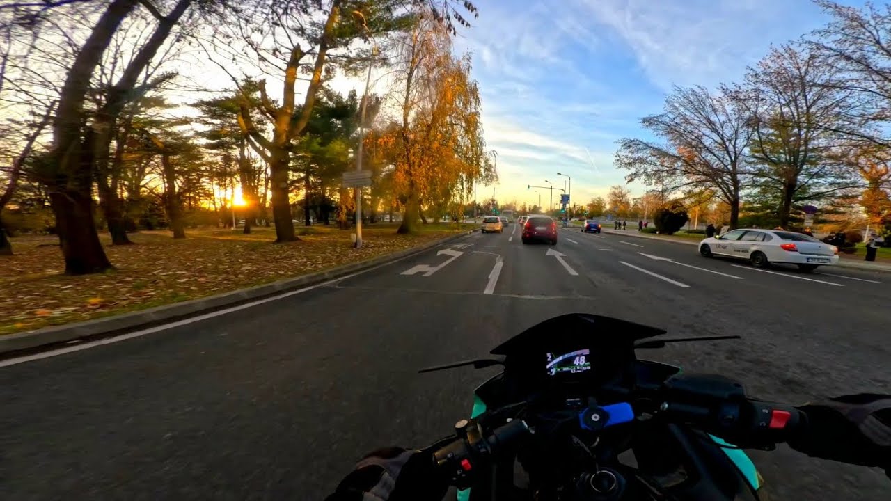 Cea mai frumoasa zi de iarna cu motocicleta ! Kawasaki Ninja 650R Ride with me Moto POV Romania