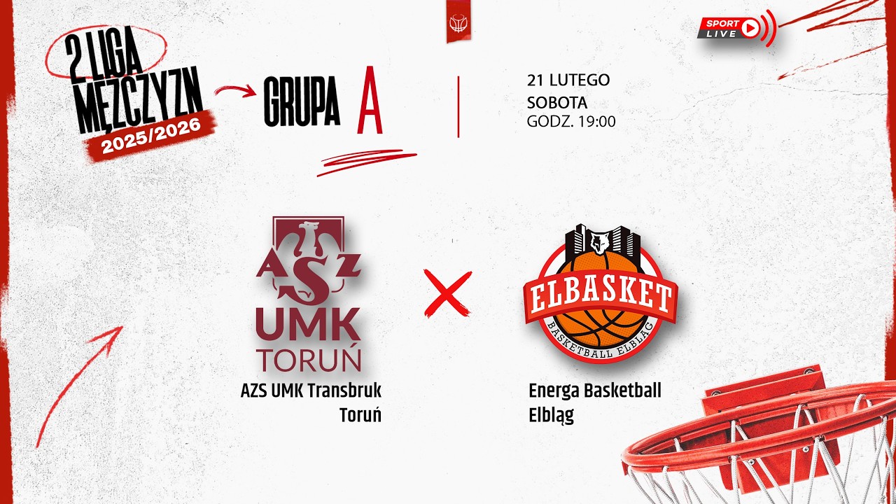 AZS UMK Transbruk Toruń - Energa Basketball Elbląg (2 LM)