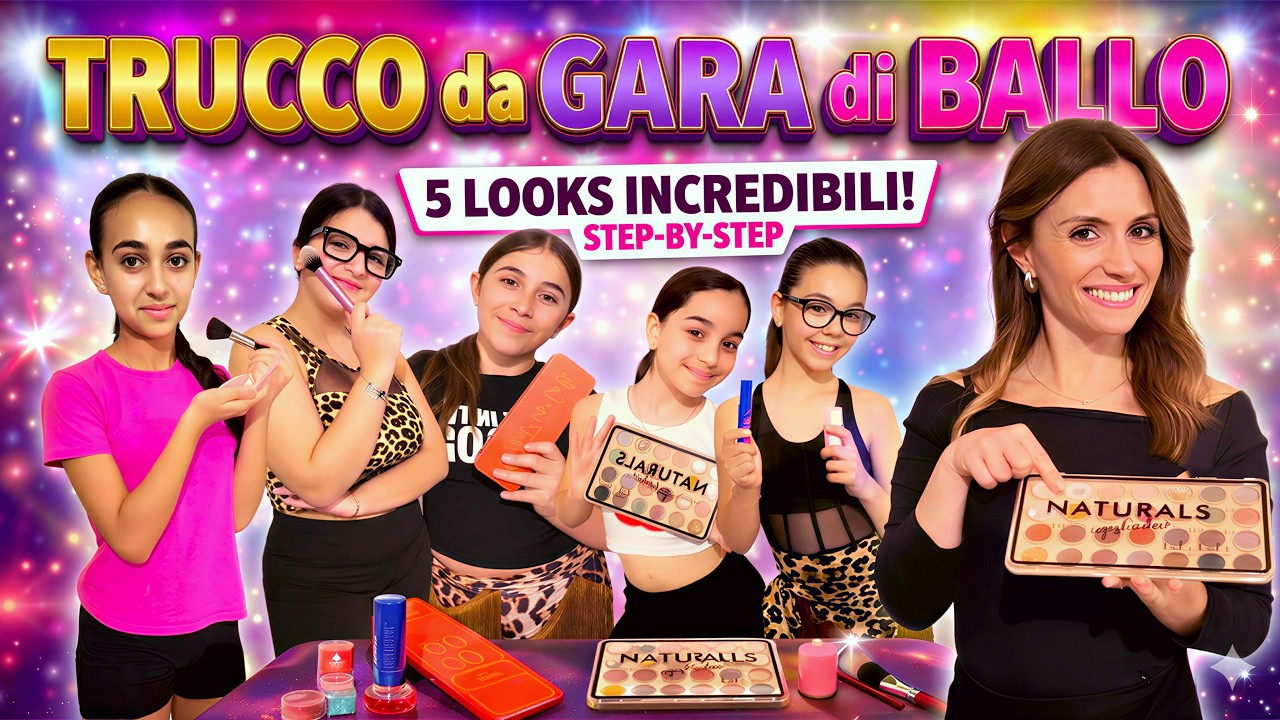 I RAGAZZI DELLA LORY SCHOOL DANCE CREANO IL TRUCCO DA GARA PERFETTO