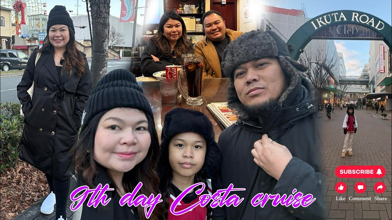 Day 9 in Costa Serena Cruise, Port of Kobe Japan.