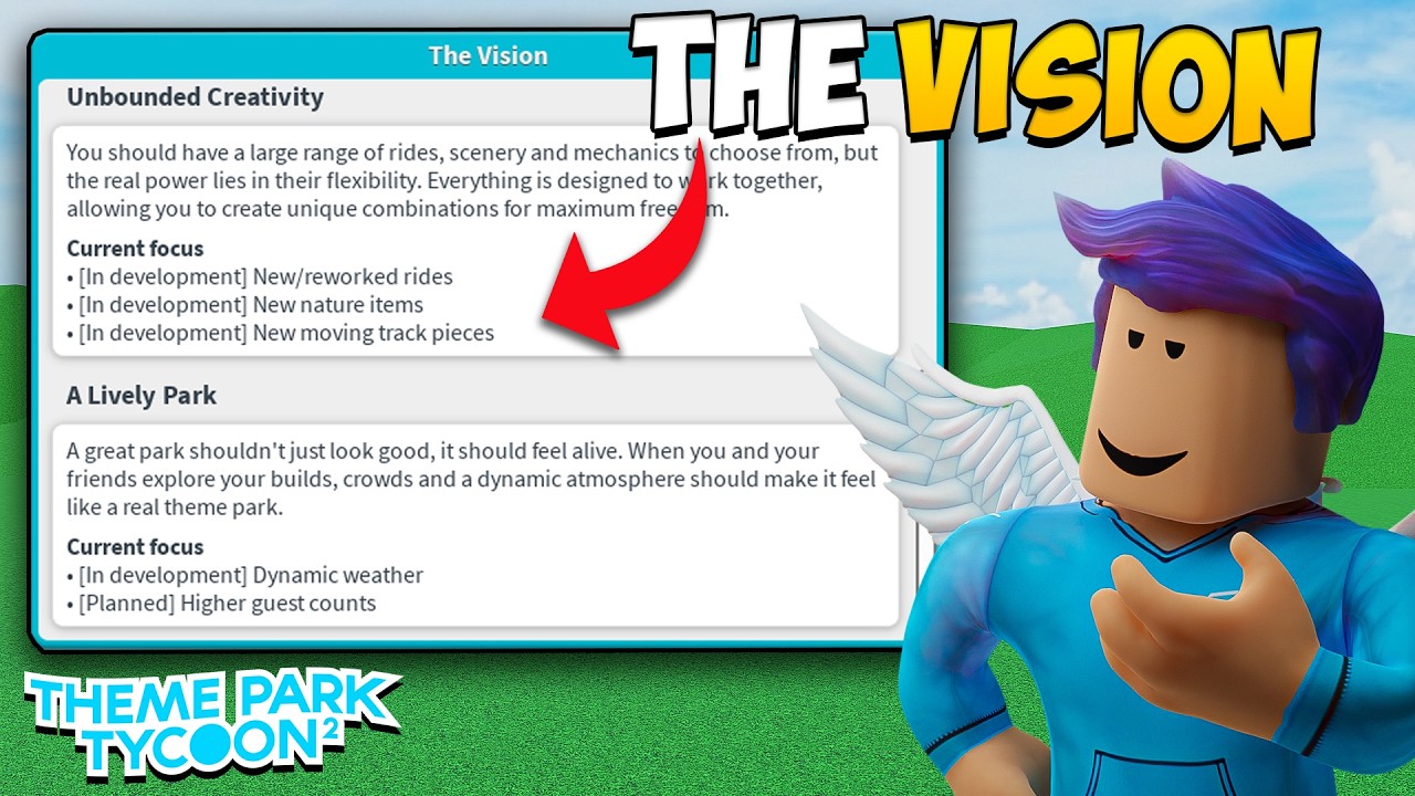 The NEW Theme Park Tycoon 2 VISION Just Dropped!