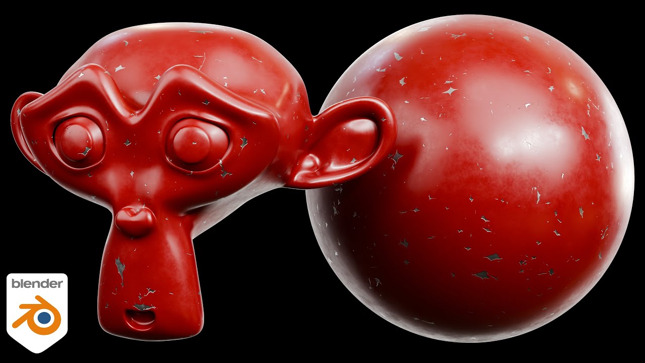 Procedural Chipped Paint Material (Blender Tutorial)