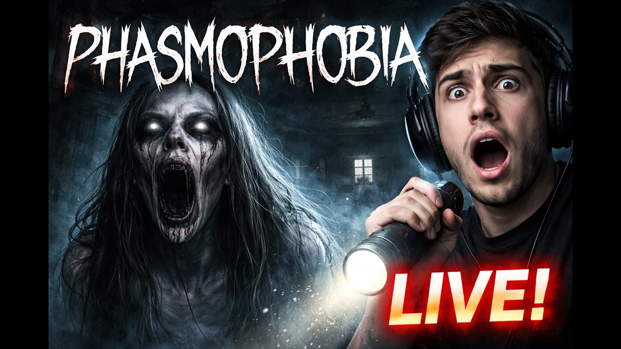 PHASMOPHOBIA LIVE  🔴