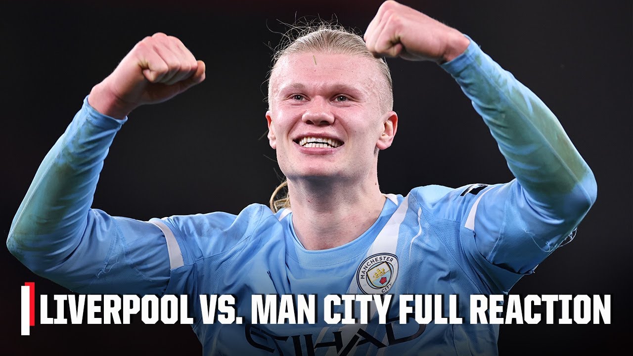 TITLE RACE STILL ALIVE! Man City&rsquo;s late comeback stuns Liverpool at Anfield | ESPN FC