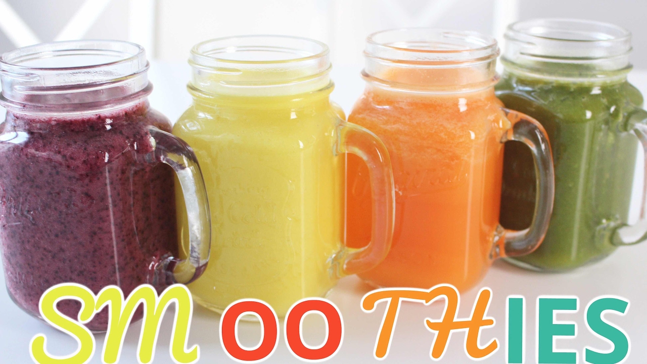 4 GESUNDE SMOOTHIES ganz einfach selber machen / Panasonic MX-ZX 1800 S