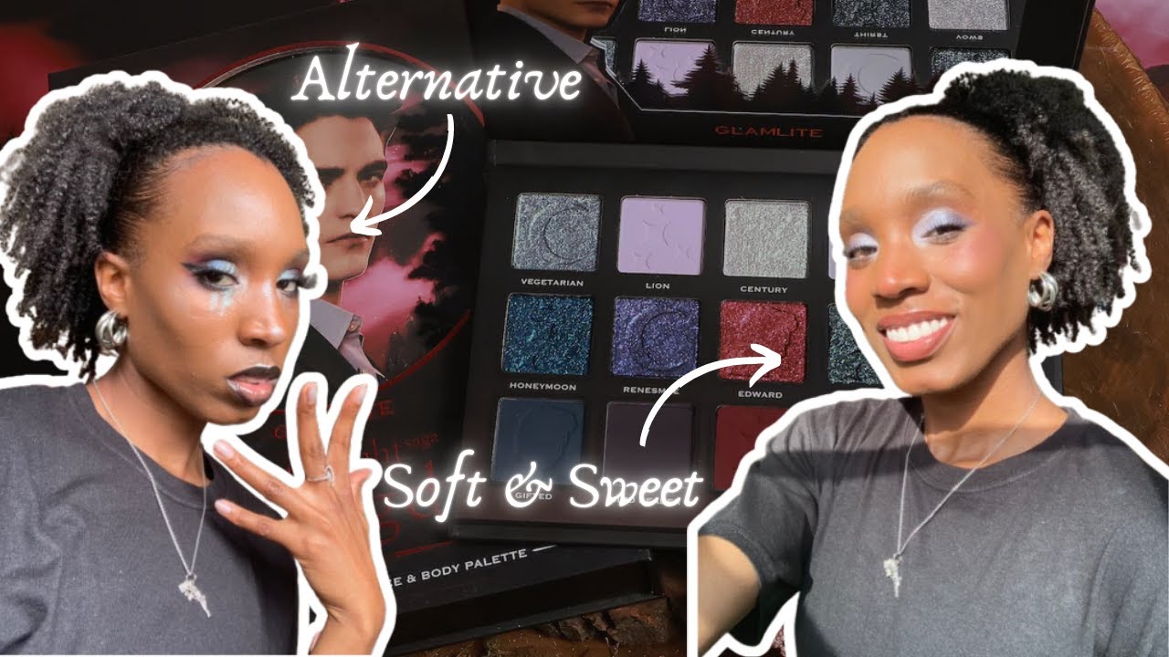 2 looks, 1 palette | Glamlite Twilight Breaking Dawn Team Edward palette