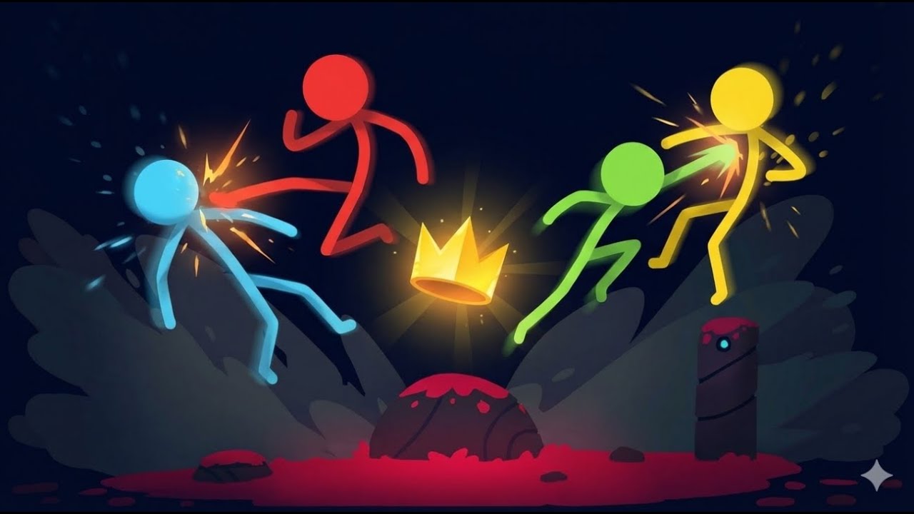 UNA PELEA TODOS CONTRA TODOS | Stick Fight