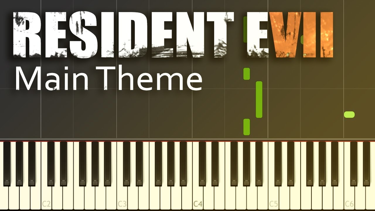 Resident Evil 7 - Go Tell Aunt Rhody - Piano Tutorial by Firefly Piano - Synthesia