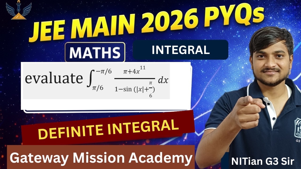 Even-Odd Function Trick | Rank Booster Maths #gatewaymissionacademy #g3sir #iitjee #jeeadvanced