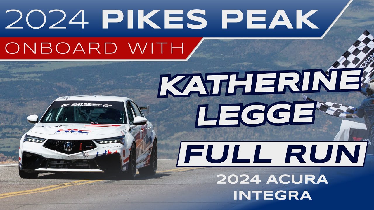 Katherine Legge Makes Pikes Peak Debut in HRC Acura Integra | Pikes Peak Race Day Onboard 2024