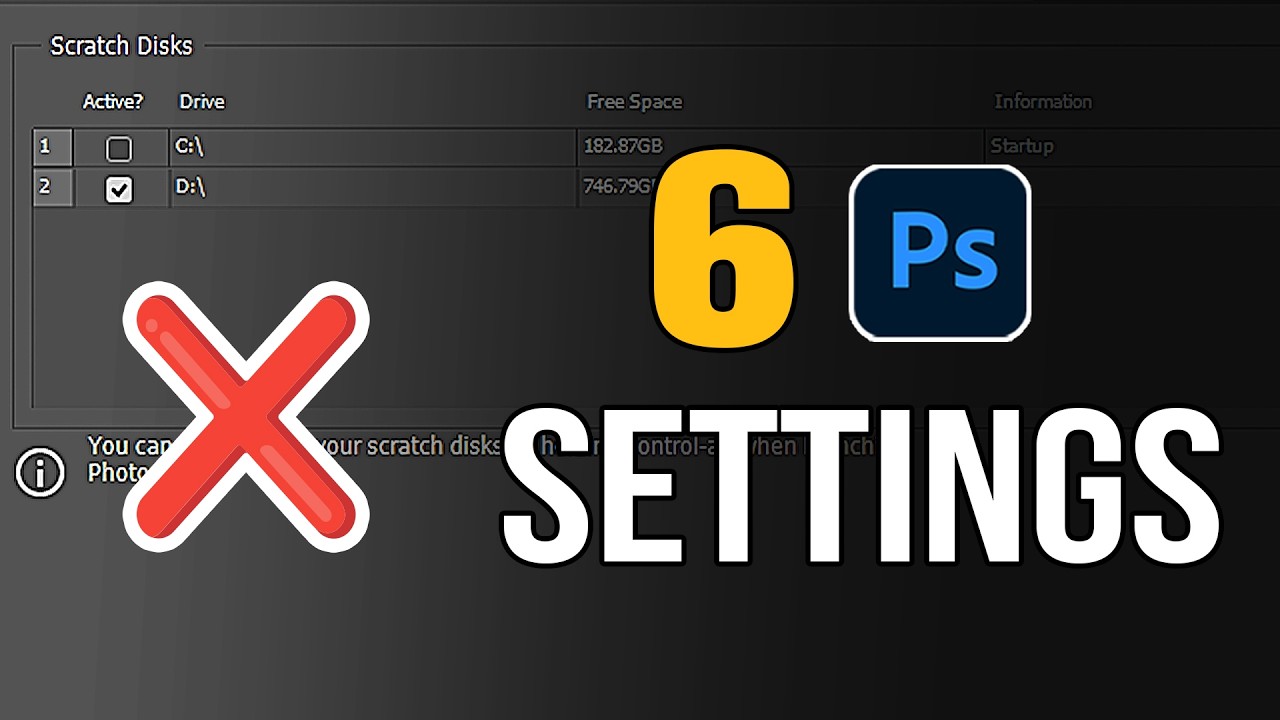 6 настроек Photoshop, которые сделают вашу работу более плавной.