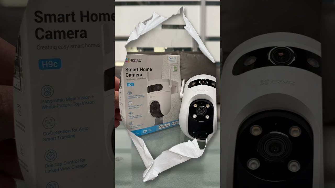Надёжная Wi-Fi камера с продвинутыми функциями для безопасности Ezviz H9C